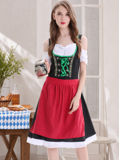 Bavarian-Style Dirndl Costume Dress