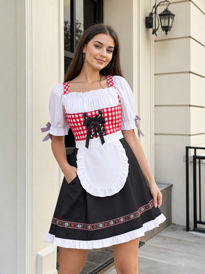 Bavarian-Style Carnival Costume Dress