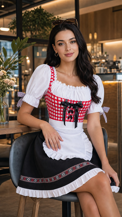 Bavarian-Style Carnival Costume Dress