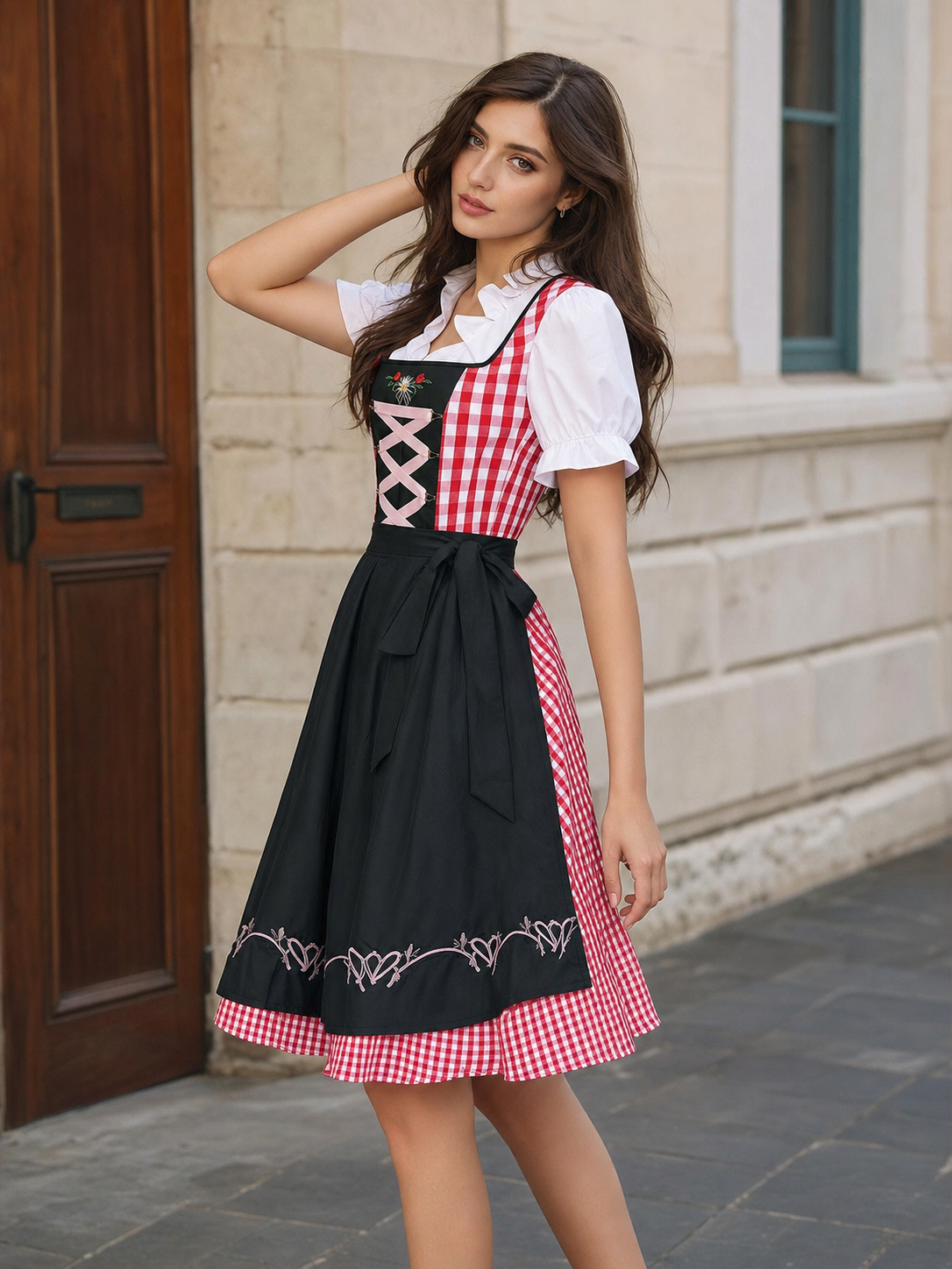 Bavarian-Style Dirndl Carnival Dress