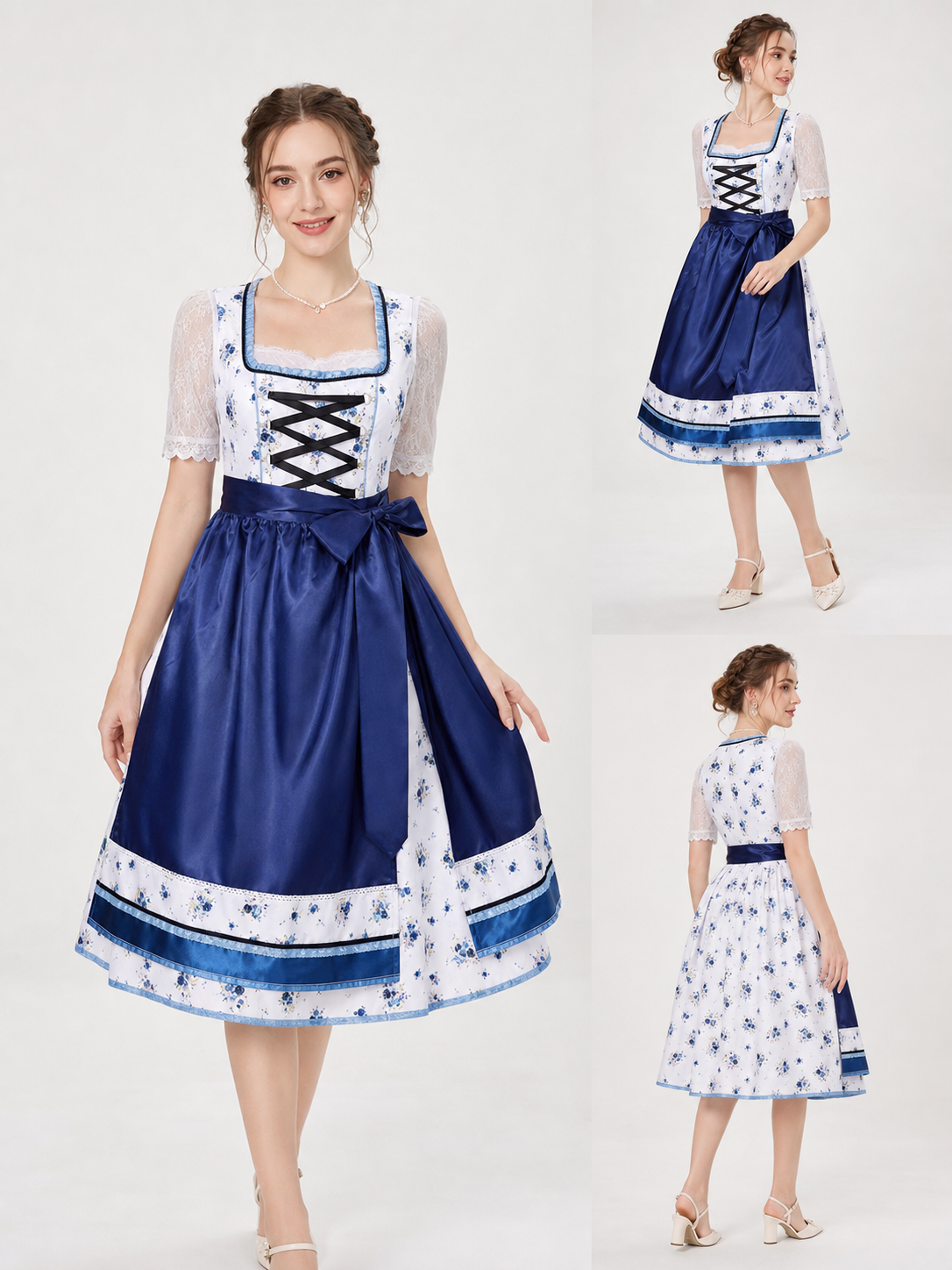 Bavarian-Style Carnival Dress for Oktoberfest