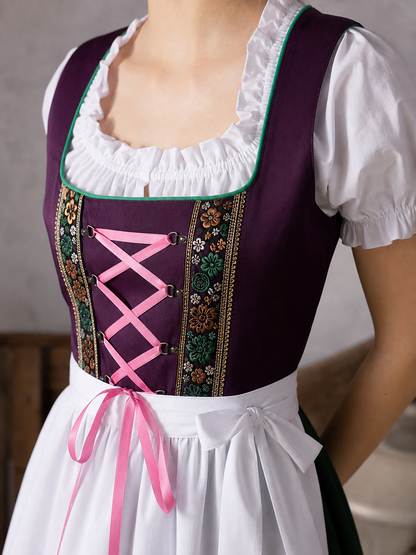 Dirndl costume dress for Halloween and Oktoberfest