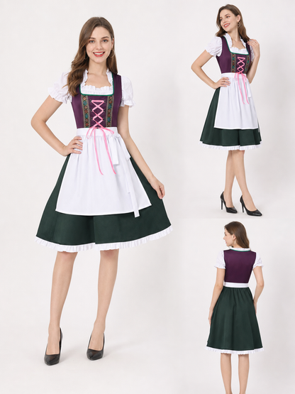 Dirndl costume dress for Halloween and Oktoberfest