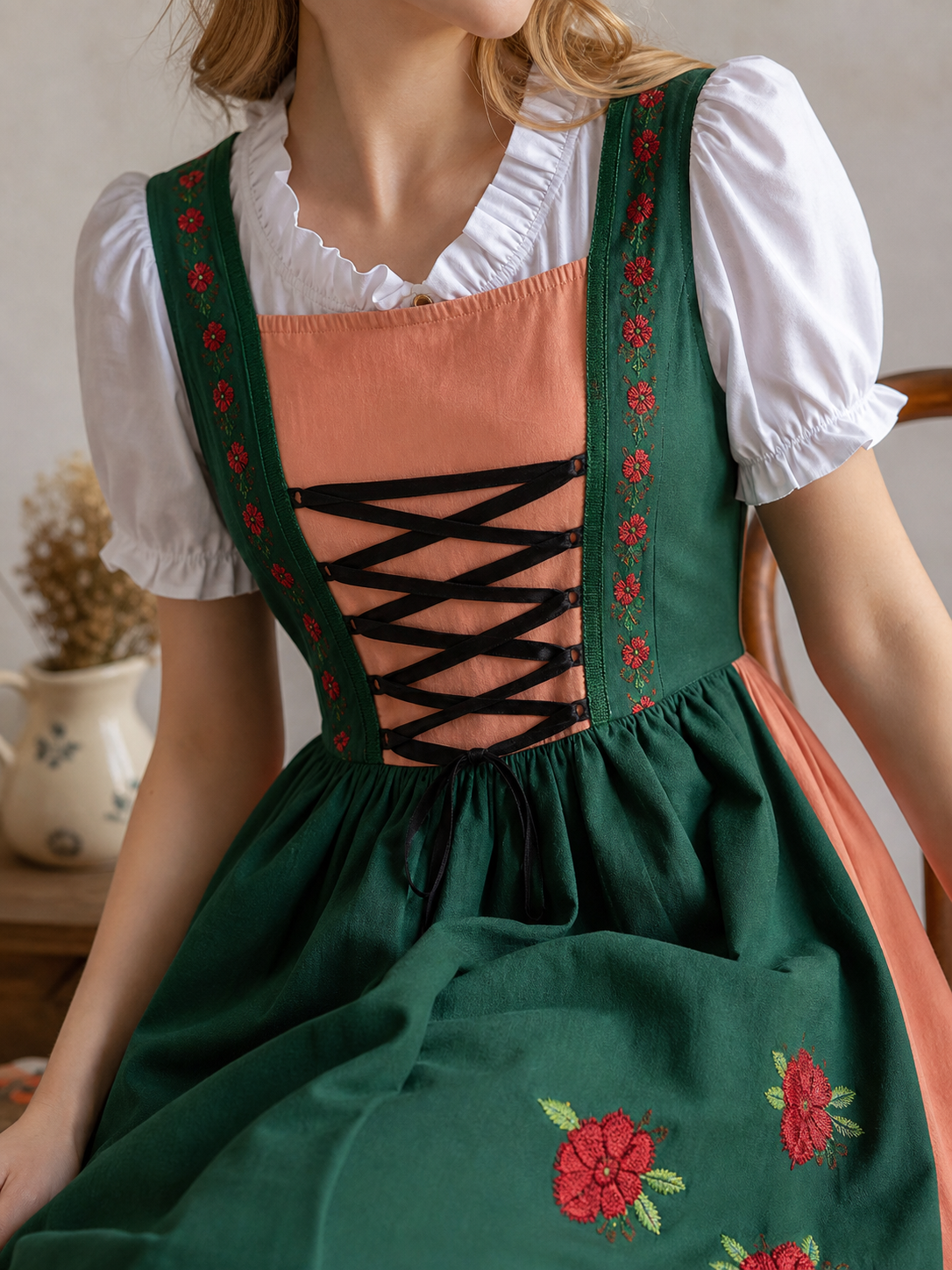 Bavarian-Style Carnival Dress, Halloween
