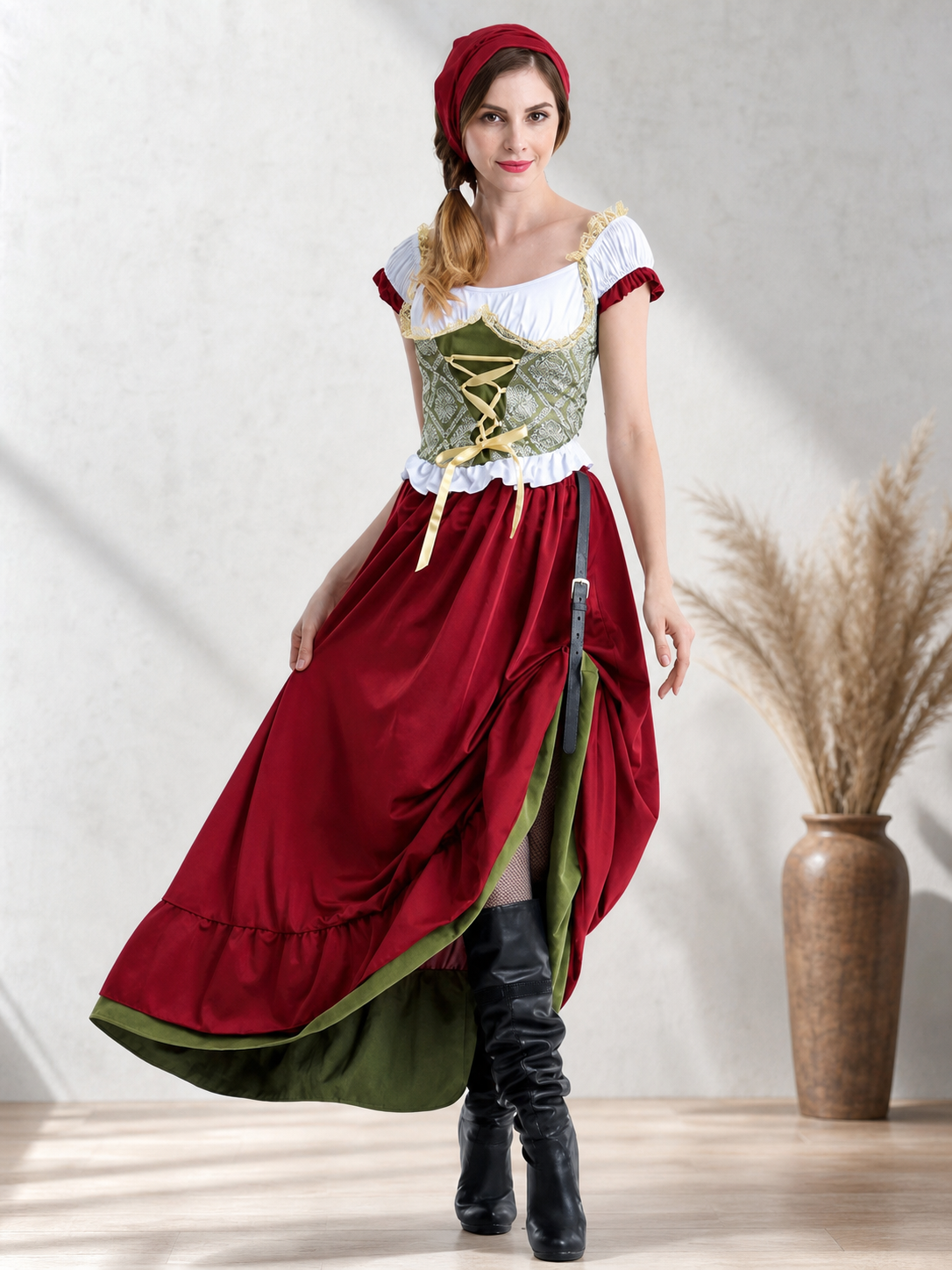 Oktoberfest-Style Carnival Costume Dress