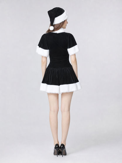 Carnival Costume Dress with Santa Hat