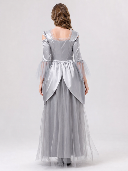 Ghost Bride Carnival Dress with Corset Lacing