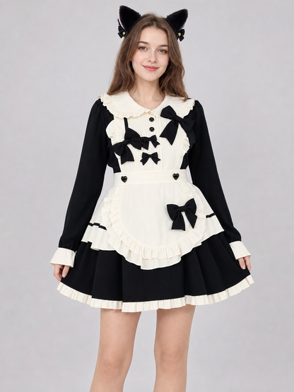 Maid Cosplay Costume, Dress with Apron