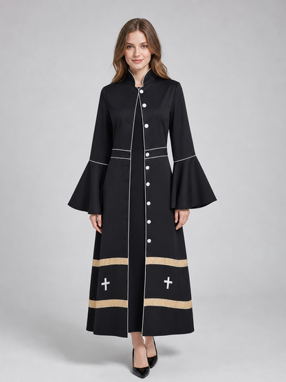 Clergy Robe Costume, Long, with Crosses