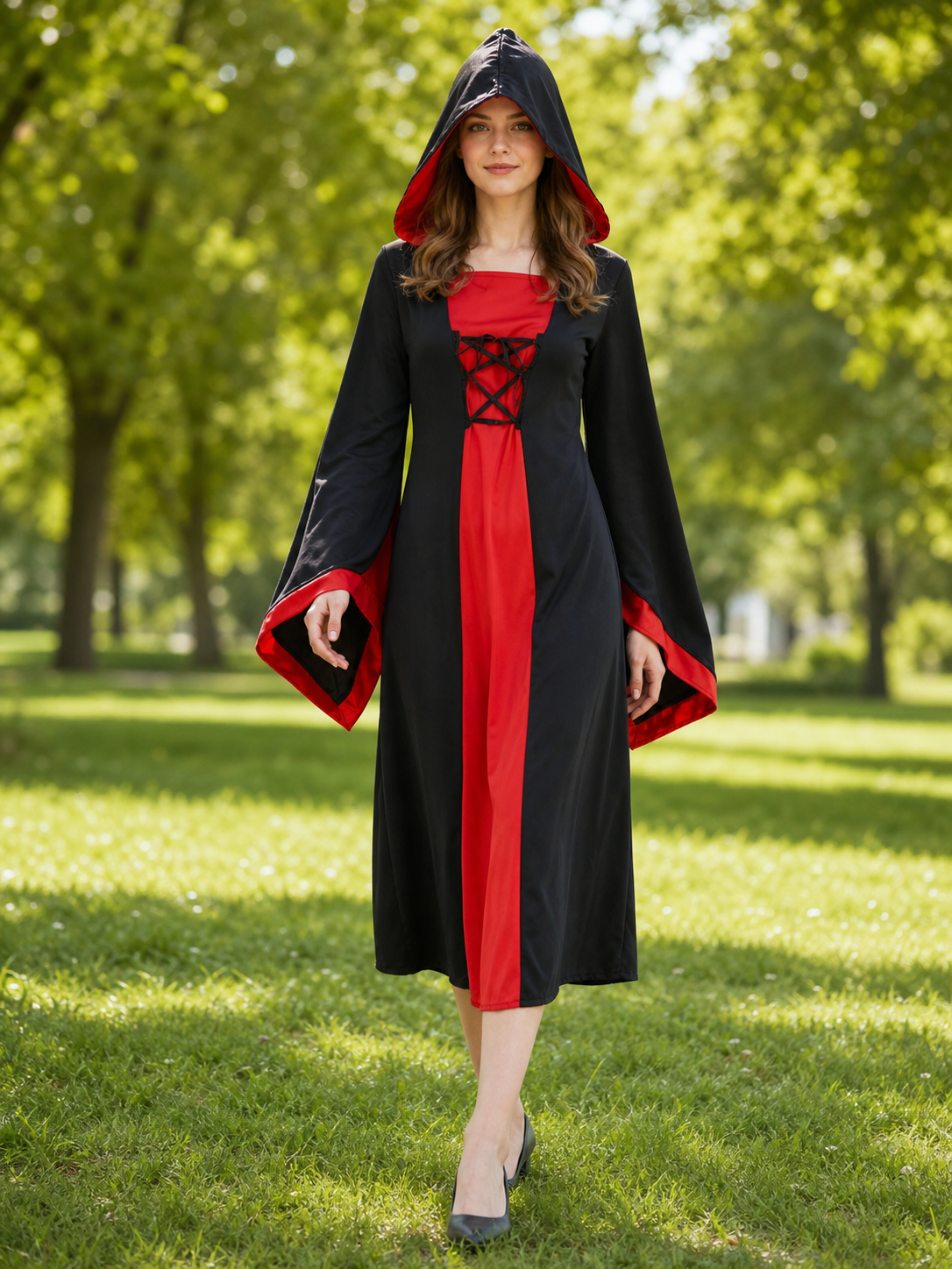 Halloween Hooded Witch Costume