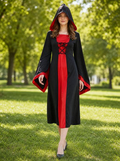 Halloween Hooded Witch Costume