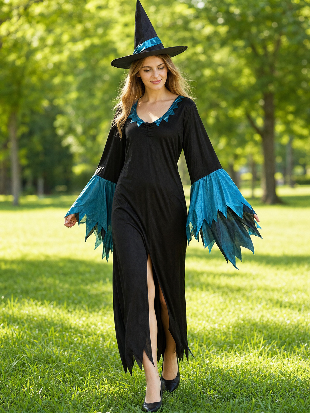 Witch Costume with Hat and Dress