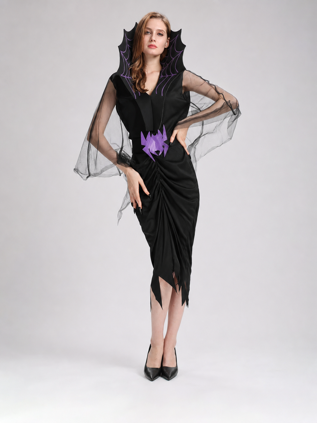 Spider Witch Costume Dress for Halloween
