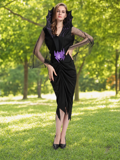 Spider Witch Costume Dress for Halloween