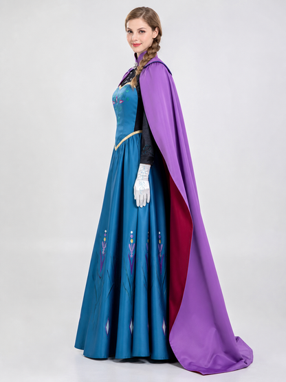 Snow White Carnival Costume with Cape and Gloves