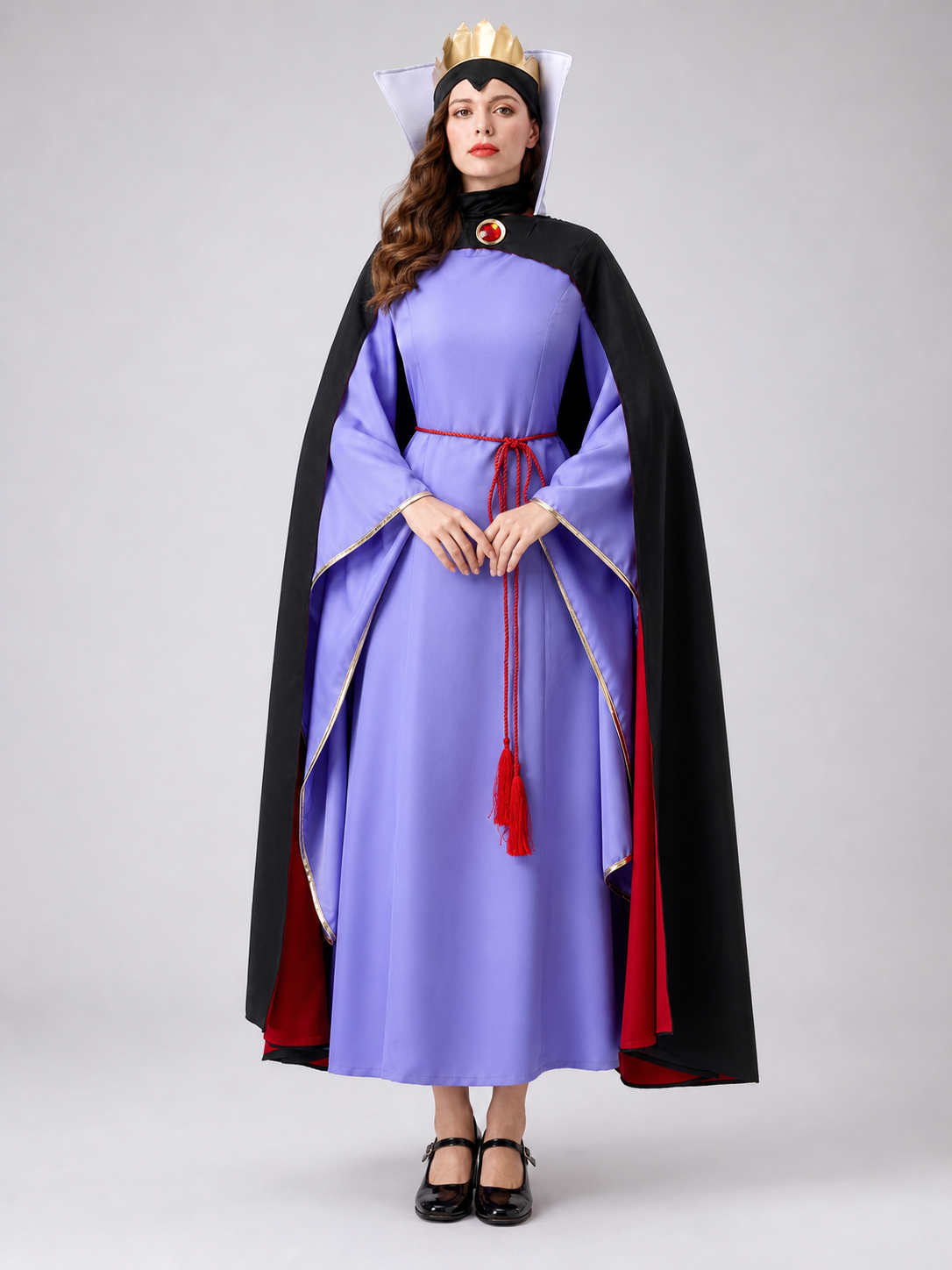 Queen Costume with Cape and Crown
