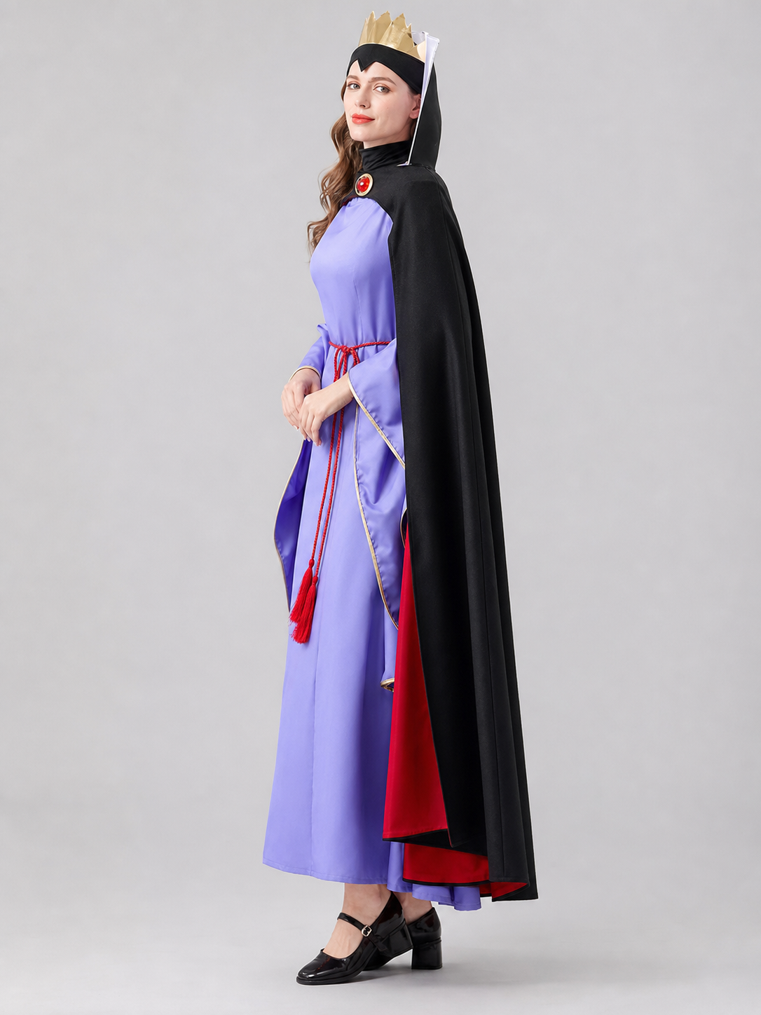 Queen Costume with Cape and Crown