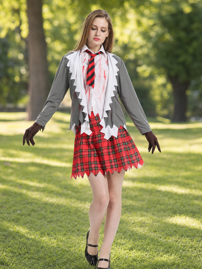 Wolf Anime Cosplay Costume with Skirt