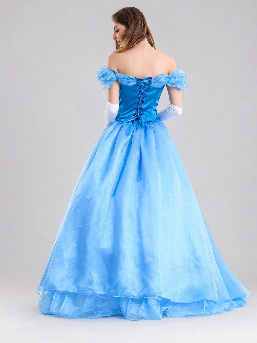 Cinderella Costume Dress with Gloves