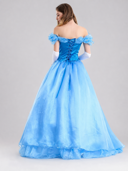 Cinderella Costume Dress with Gloves