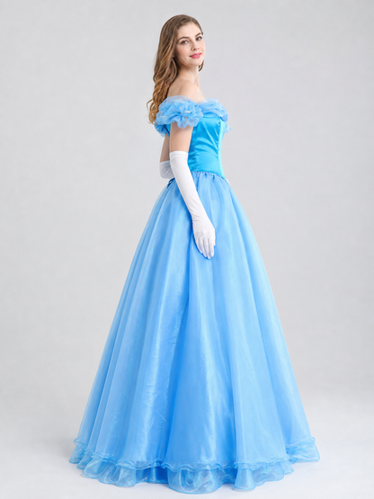 Cinderella Costume Dress with Gloves