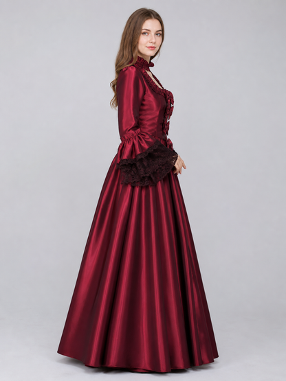 Gothic Long Dress for Costume Parties