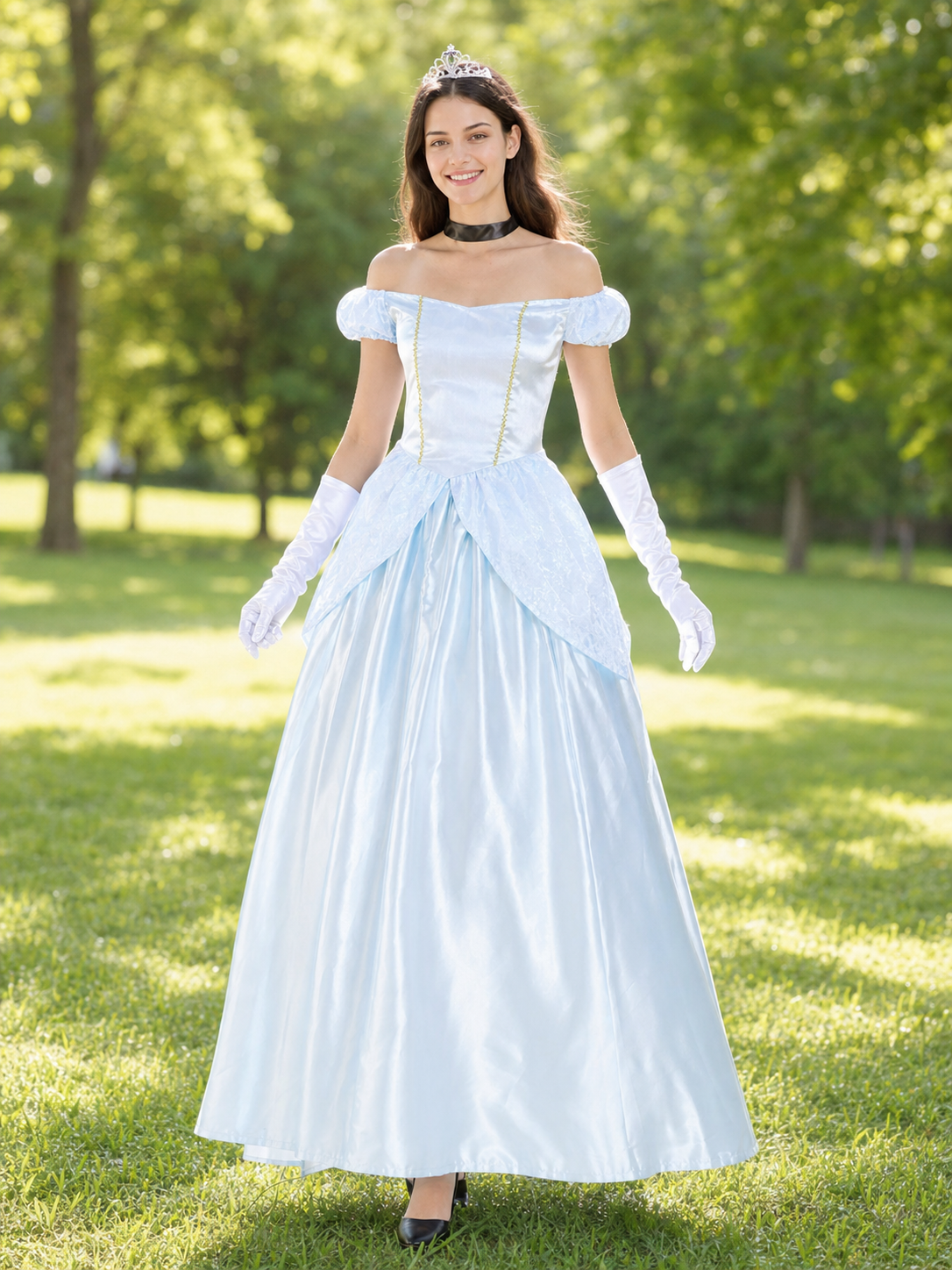 Cinderella Costume Dress with Accessories