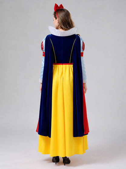 Snow White Costume, carnival dress with cape