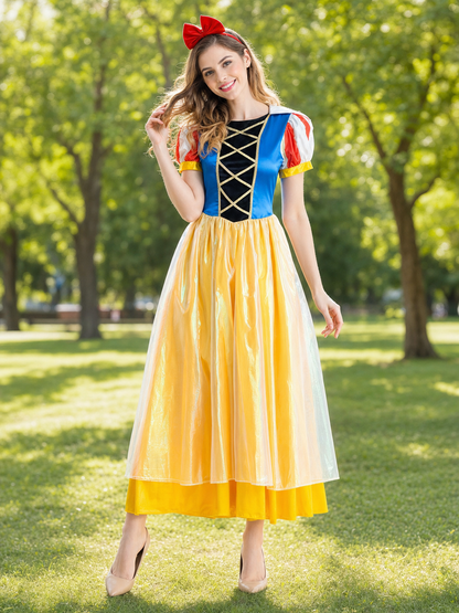 Snow White Costume Dress for Cosplay and Carnival