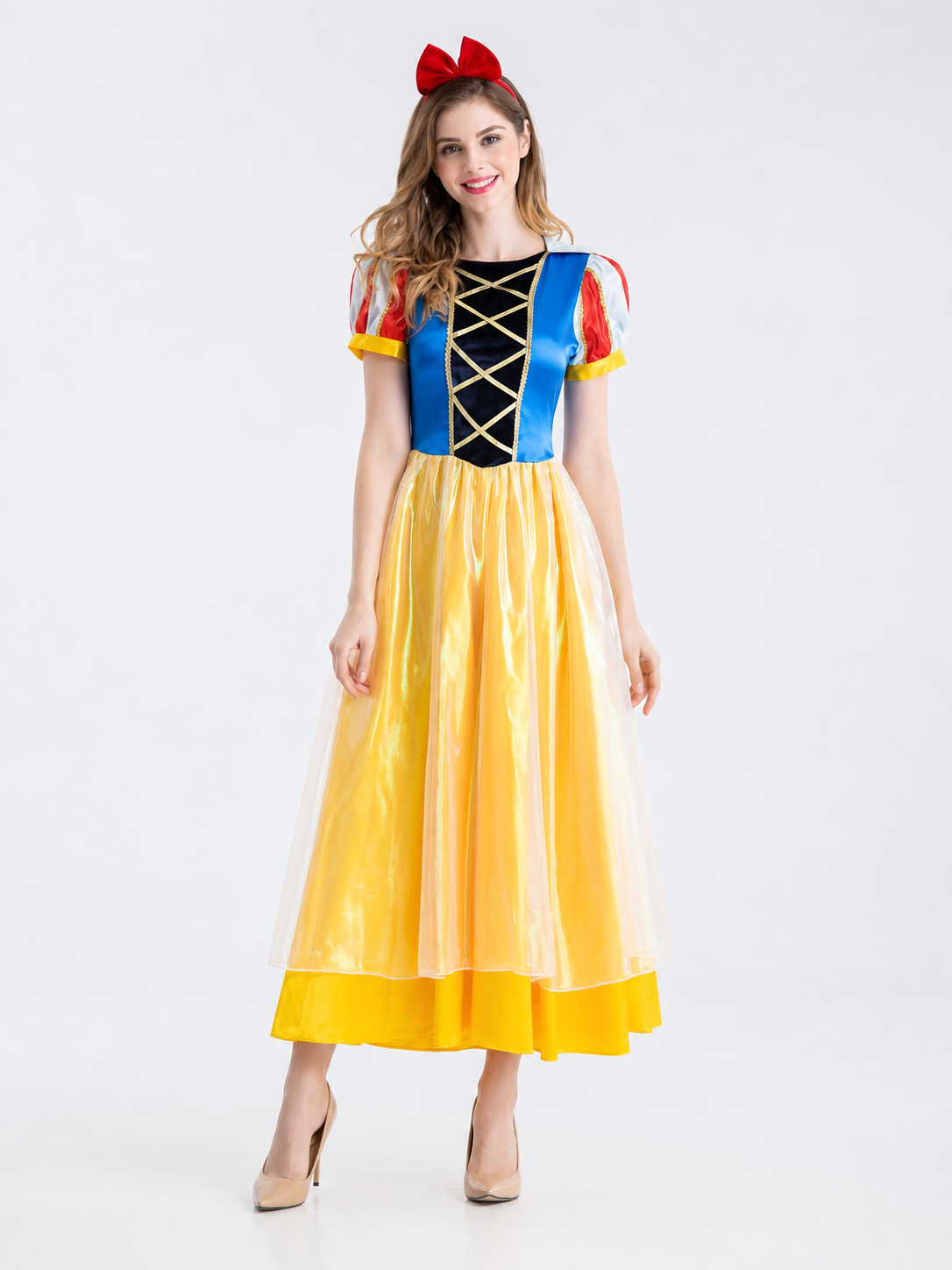 Snow White Costume Dress for Cosplay and Carnival