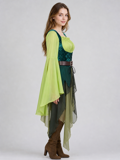 Fairy Costume Dress for Halloween and Cosplay