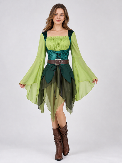 Fairy Costume Dress for Halloween and Cosplay