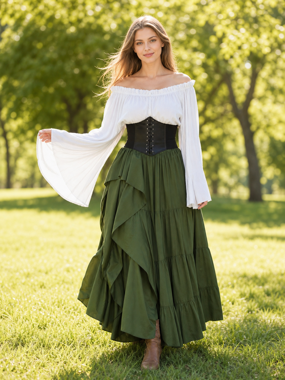 Renaissance Corset Dress for Themed Parties