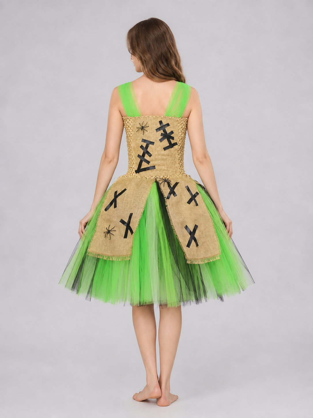 Kids’ Monster Costume with Dress and Hat