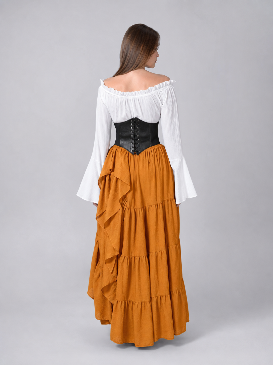 Renaissance-style corset dress for carnival