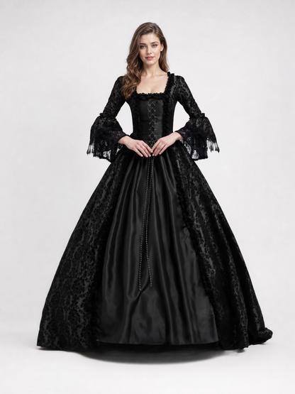 Gothic Victorian-style lace dress