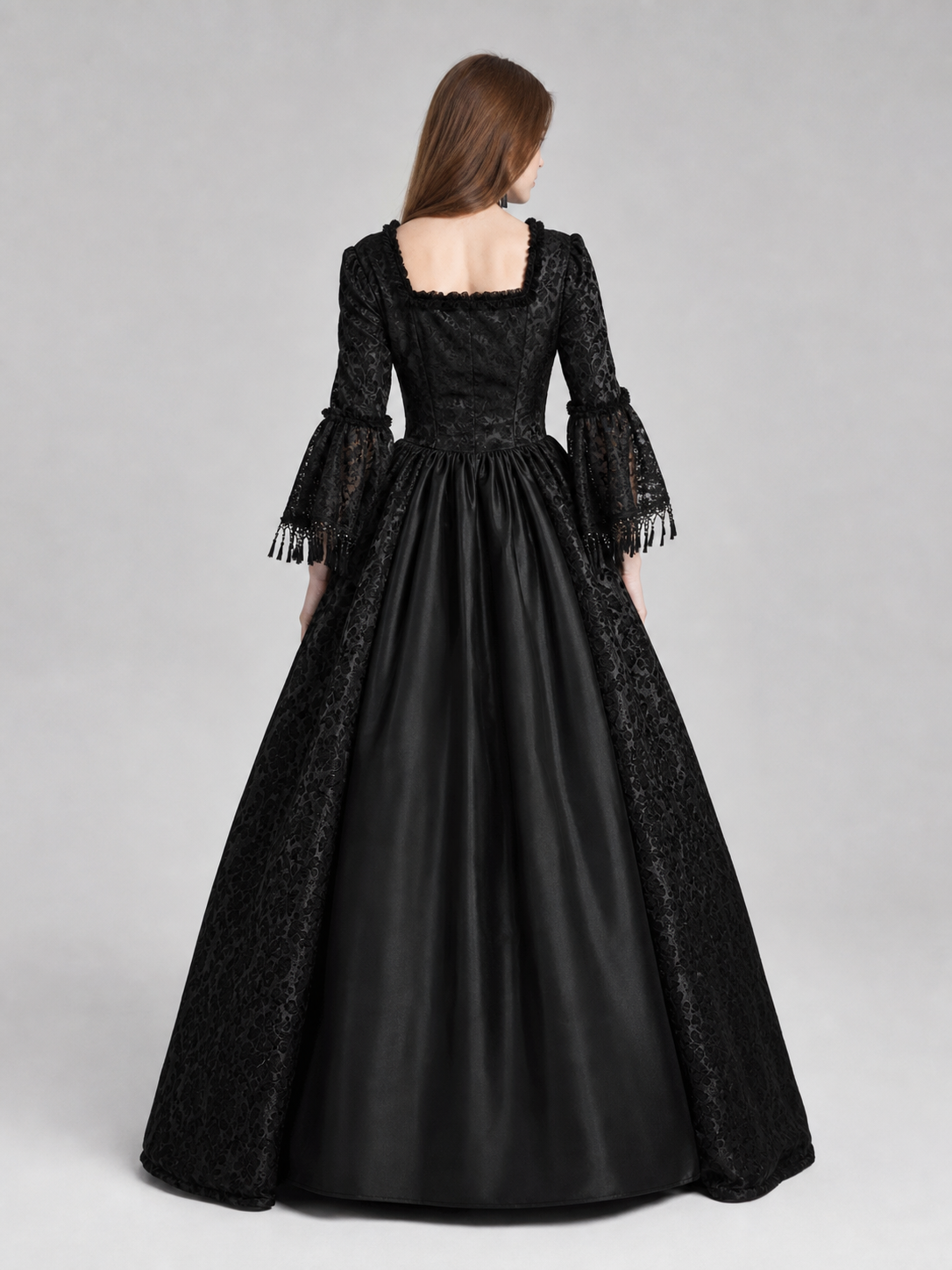 Gothic Victorian-style lace dress