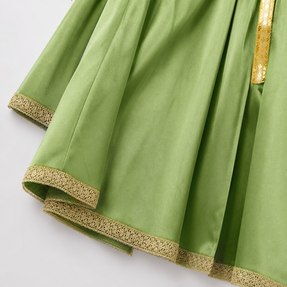 Princess Leia Costume: Green Cosplay Dress