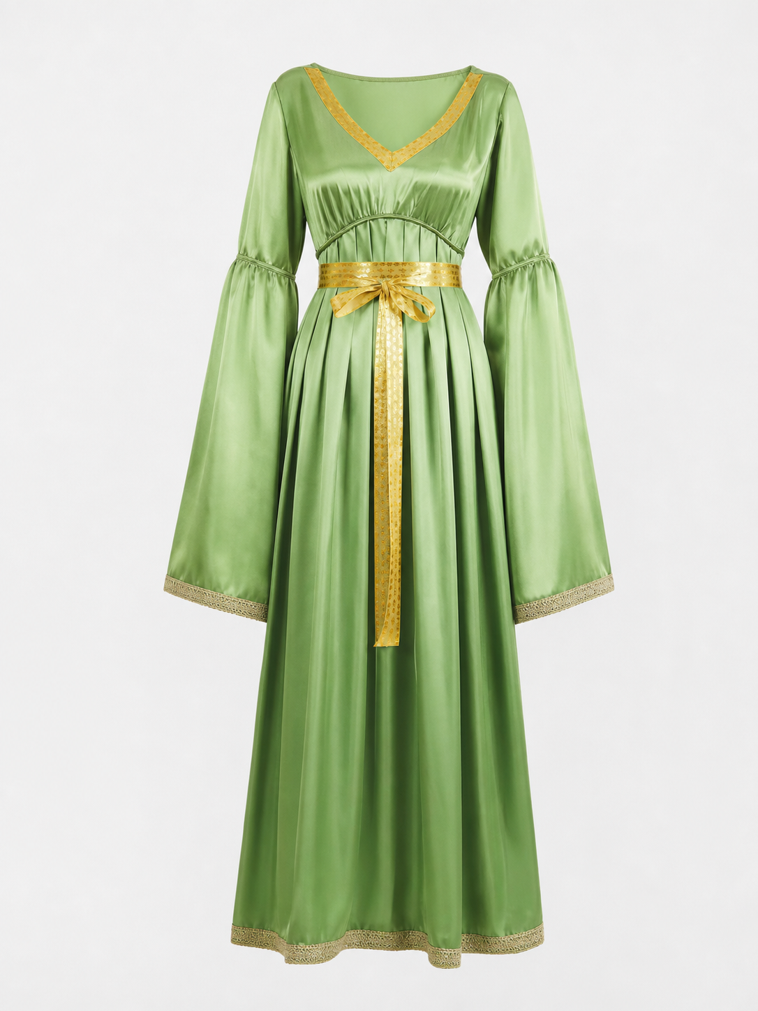 Princess Leia Costume: Green Cosplay Dress