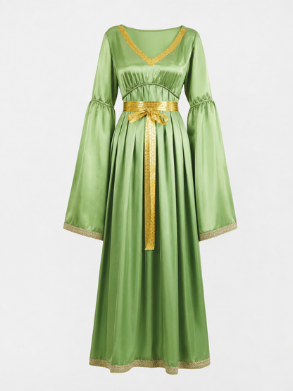 Princess Leia Costume: Green Cosplay Dress