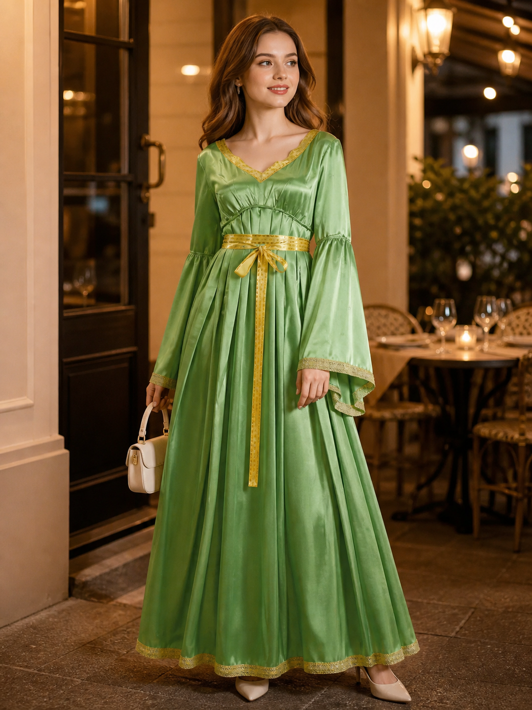 Princess Leia Costume: Green Cosplay Dress