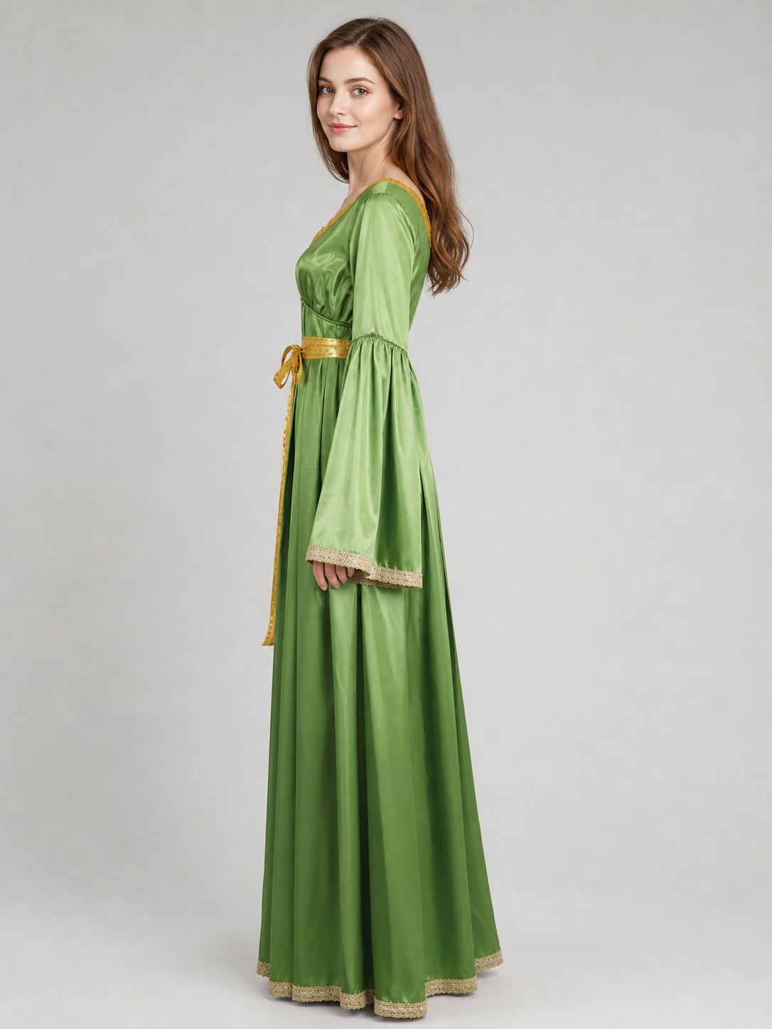 Princess Leia Costume: Green Cosplay Dress
