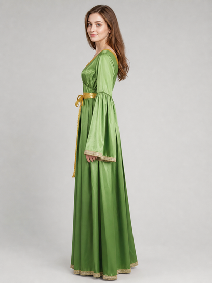 Princess Leia Costume: Green Cosplay Dress