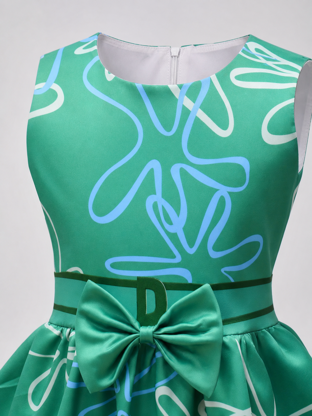 Inside Out cosplay dress costume with wig