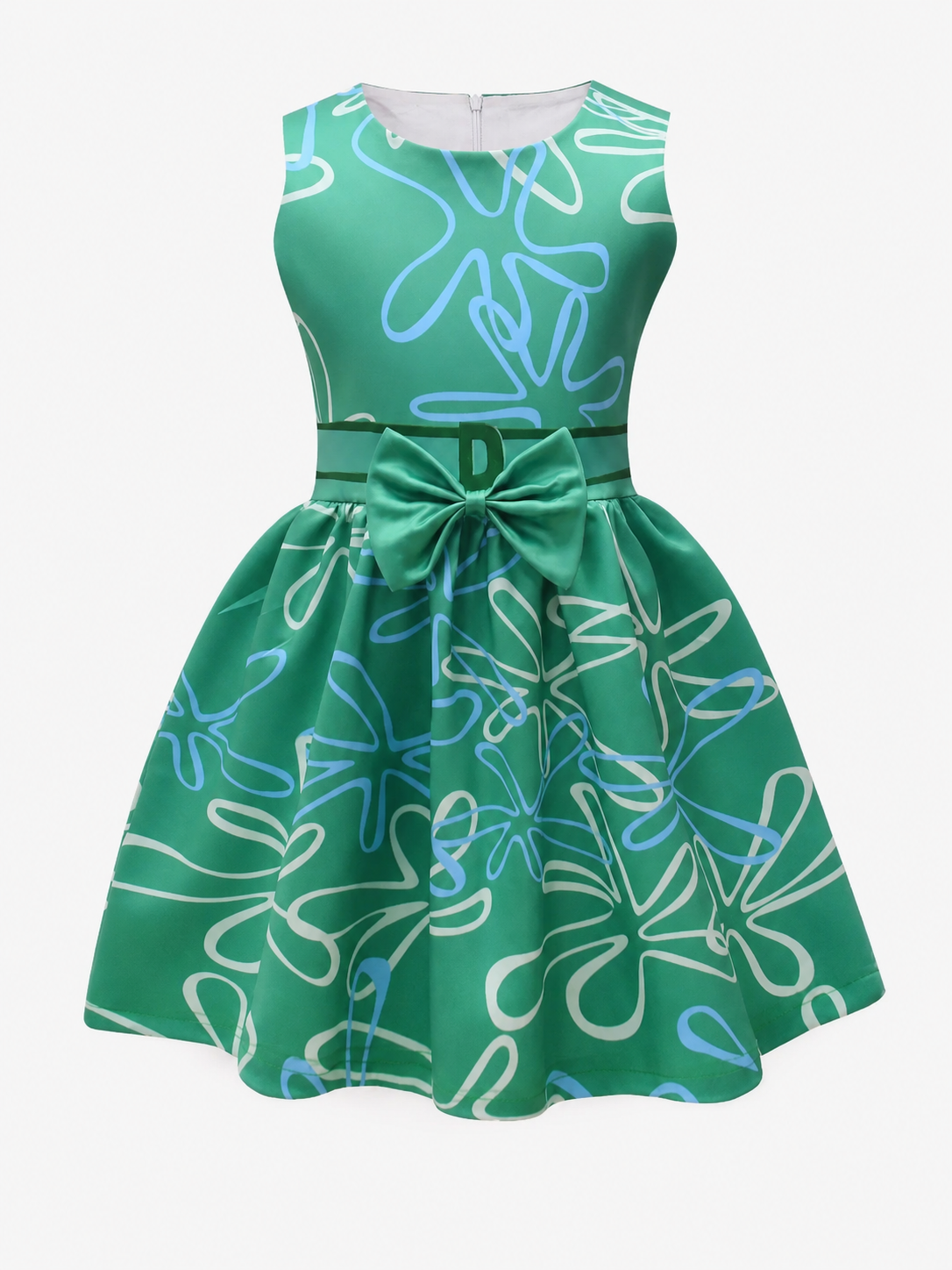Inside Out cosplay dress costume with wig