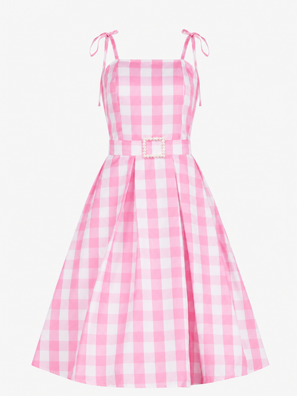 Barbie Plaid Costume with Dress and Accessories