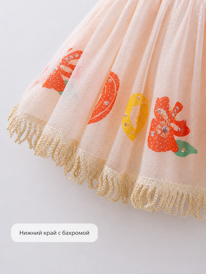 Moana 2 Character Costume Dress with Pattern
