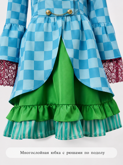 Alice Cosplay Costume with Hat and Skirt