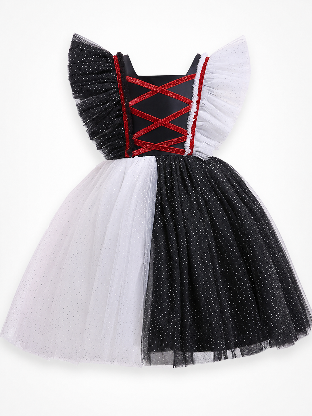 Girls' Pumpkin Halloween Dress product-only view 2