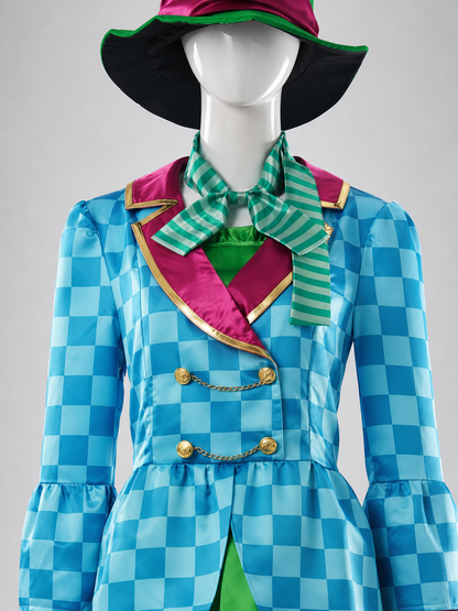 Alice Cosplay Costume with Hat and Skirt